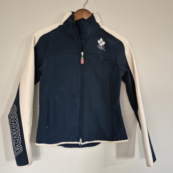 HBC Hudson Bay Canada 2010 Olympic Podium Soft Shell Jacket Medium - Picture 11 of 12